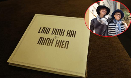 Sốc: Rò rỉ thiệp cưới của Lâm Vinh Hải và bạn trai đồng tính
