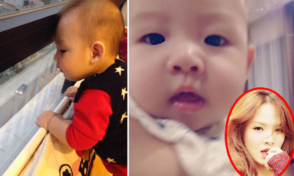 Ảnh 'siêu đáng yêu' của con trai thứ hai nhà Đan Lê