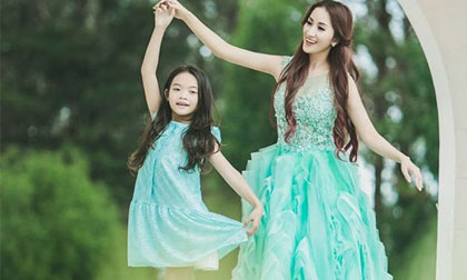 Khánh Thi và Quán quân BNHV nhí xinh như công chúa