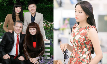 Ảnh dễ thương của HH Kỳ Duyên bên gia đình