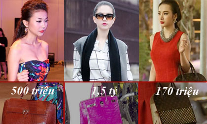 Những chiếc túi xách có giá 'khủng' của sao Việt
