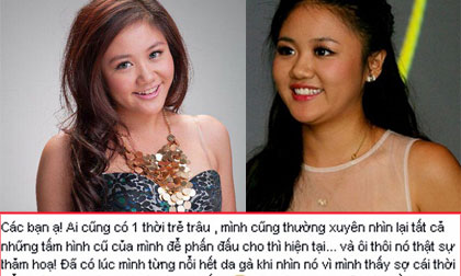 Văn Mai Hương tự thấy 'thảm họa' khi ngắm lại ảnh cũ