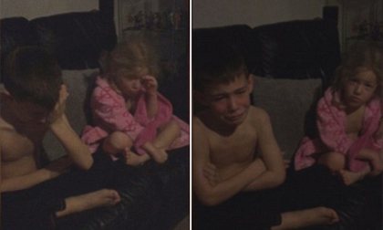 Bức thư của ông già Noel khiến hai anh em mếu máo 