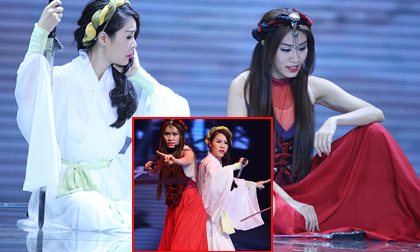 Quế Vân - Minh Thư tái hiện 'Mỹ nhân kế' trên sân khấu