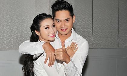 Cao Mỹ Kim - Minh Luân tình tứ trong hậu trường