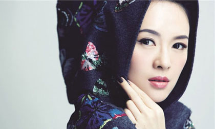 Chương Tử Di đẹp tinh khôi trên tạp chí thời trang