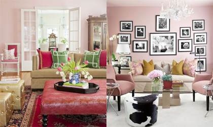 Trang trí nhà thêm xinh với màu hồng phấn nhẹ nhàng