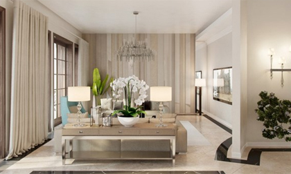 Ấn tượng với thiết kế ngôi nhà cổ điển kết hợp hiện đại