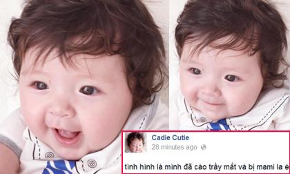 Cadie bị mẹ Elly 'la' vì tự cào trầy mắt mình