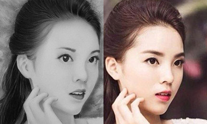 9X miền Tây vẽ Hoa hậu Kỳ Duyên sắc sảo như thật