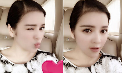 Lý Nhã Kỳ khoe điệu bộ siêu dễ thương