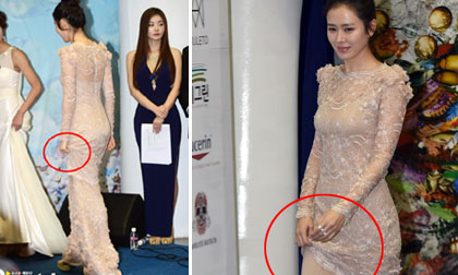 Son Ye Jin mất tự tin vì váy dài lượt thượt