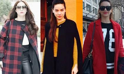 'Học lỏm' cách mix áo khoác mùa đông sành điệu như Hà Hồ