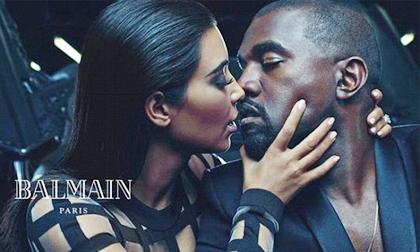 Vợ chồng Kim 'siêu vòng ba' tình tứ trên tạp chí