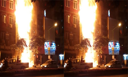 Hà Nội: Cháy lớn tại thẩm mỹ viện trên phố Kim Mã