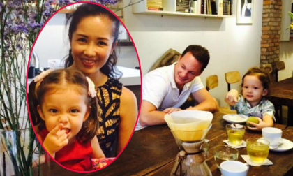 Con gái Hồng Nhung biểu cảm siêu ấn tượng khi đi uống cà phê