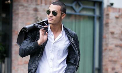 Vũ Tuấn Việt bụi bặm với thời trang đường phố