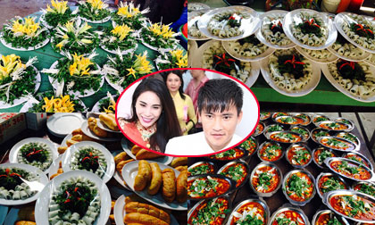 Cỗ chay lạ mắt trong đám cưới của Công Vinh và Thủy Tiên