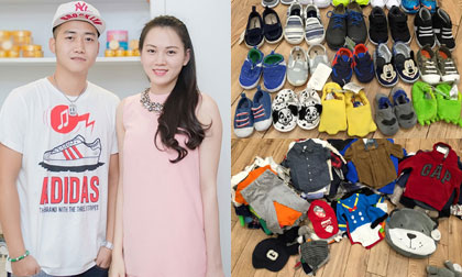 Chồng thiếu gia của Ngọc Thạch sắm nhiều đồ cho con trai sắp sinh