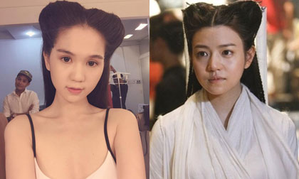 Ngọc Trinh gây bất ngờ khi hóa thân thành Tiểu Long Nữ 'tóc đùi gà'
