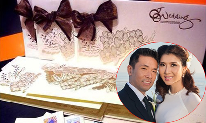 Thiệp cưới đẹp mê ly của sao Việt
