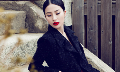 Á hậu Minh Thư ngọt ngào giữa thiên nhiên cảnh sắc xứ Hàn