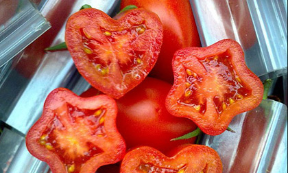 Rau quả hình trái tim tuyệt đẹp cho Valentine