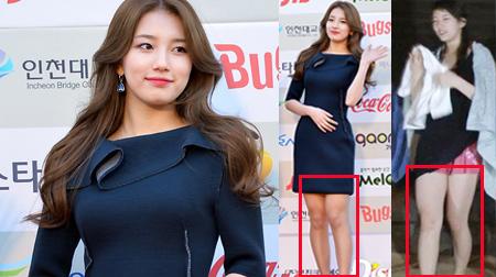 Suzy duyên dáng khoe chân thon bất ngờ