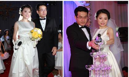 Chồng Ngô Quỳnh Anh làm thơ cầu hôn vợ trong lễ cưới