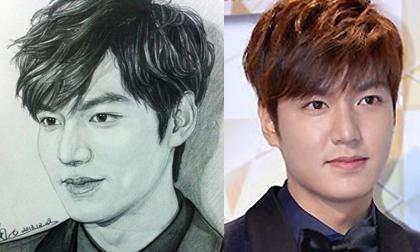 Lee Min Ho đẹp mọi góc cạnh dưới nét vẽ của fan