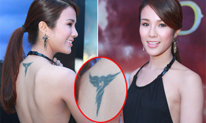 Diệp Lâm Anh diện đầm xẻ sâu khoe hình xăm "độc"