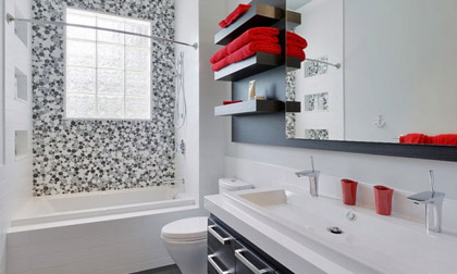 5 ý tưởng cực dễ để làm mới phòng tắm