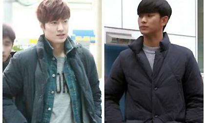 Mỹ nam "Người thừa kế" và "Vì sao đưa anh tới" diện áo đôi