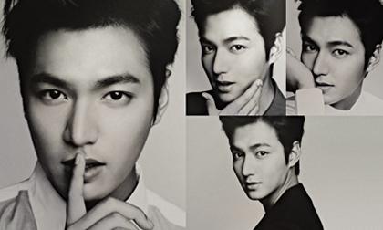Lee Min Ho đẹp như tranh vẽ trong loạt ảnh đen trắng