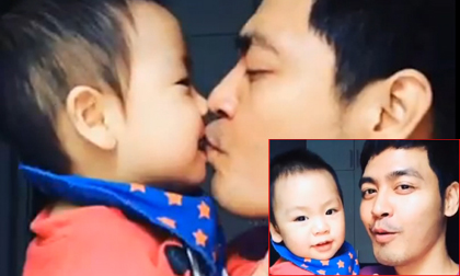 Lộ clip cực đáng yêu của con trai MC Phan Anh