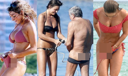 Những pha chỉnh áo quần "ngượng tái" vì sự vô duyên của sao