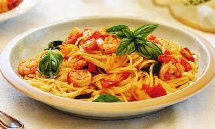 Spaghetti tôm hấp dẫn khó cưỡng
