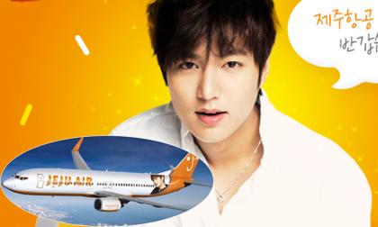 Lee Min Ho chính thức là người mẫu đại diện cho Jeju Air 