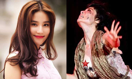 Diễm My 9X không biết bị lộ ngực trên sóng truyền hình