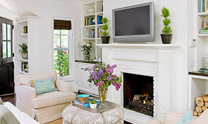 Độc chiêu "xé to" phòng khách bé nhỏ