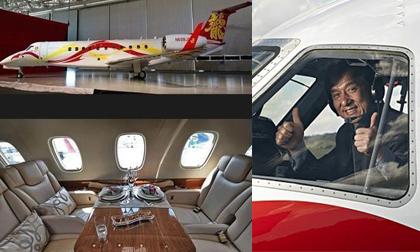 "Soi" nội thất siêu sang trong phi cơ riêng 700 tỷ của Thành Long