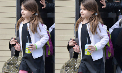 Bé Suri nổi trội hơn bạn bè cùng trường