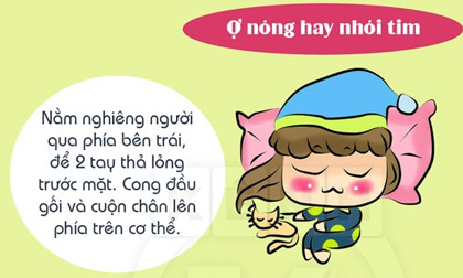 Tư thế ngủ chuẩn xác cho từng tình trạng sức khỏe