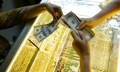 Giá vàng tăng chậm cuối tuần