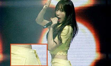 Taeyeon (SNSD) mất điểm vì mặc váy khâu rúm ró