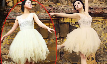 Á khôi Lưu Ly hóa thiên nga giữa phố cổ Hà Nội