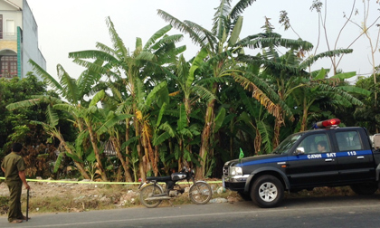 Xác chết phân hủy giữa bụi chuối