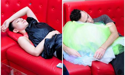 Thu Thủy ăn ngủ trên phòng tập "Bước nhảy hoàn vũ" cùng trai Tây