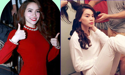 "Dáng ngồi bá đạo" trong hậu trường làm đẹp của Hà Hồ