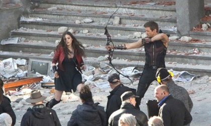Lộ loạt hình đầu tiên của phim bom tấn 'Avengers 2'